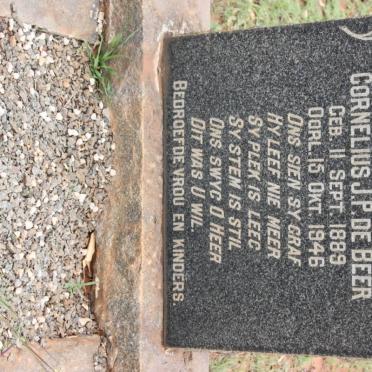 BEER Cornelius J.P., de 1889-1946