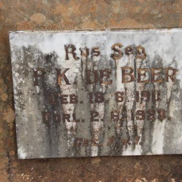 BEER F.K., de 1911-1928