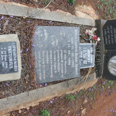 BESTER Willem Abraham Jacobus 1933-1989 :: PRETORIUS Catharina Maria 1938-2007