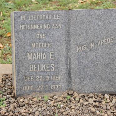 BEUKES Maria E. 1891-1977