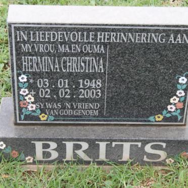 BRITS Hermina Christina 1948-2003