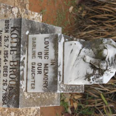 BROOKS Kotie 1954-1954