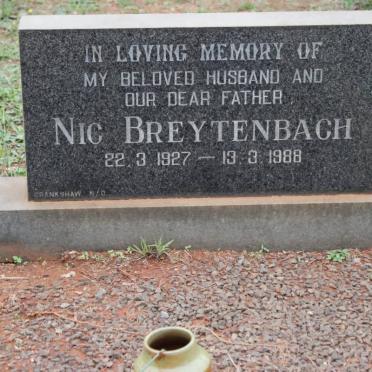 BREYTENBACH Nic 1927-1988