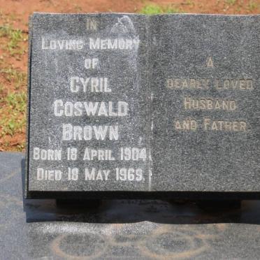 BROWN Cyril Coswald 1904-1969