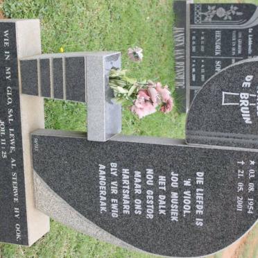 BRUIN Hermanus Carel, de 1954-2001