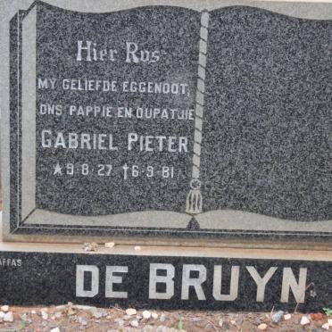 BRUYN Gabriel Pieter, de 1927-1981