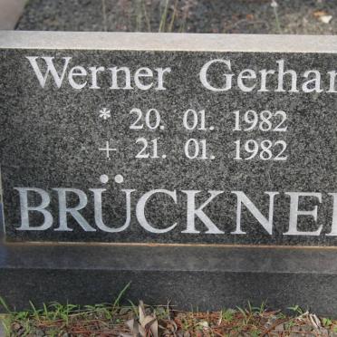BRÜCKNER Werner Gerhard 1982-1982