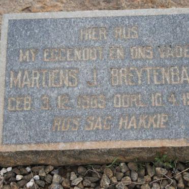 BREYTENBACH Martiens J. 1909-1956