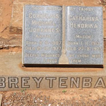 BREYTENBACH Cornelius Michael Johannes 1907-1977 &amp; Catharina Hendrika 1913-1975
