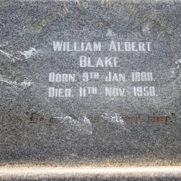 BLAKE William Albert 1888-1950