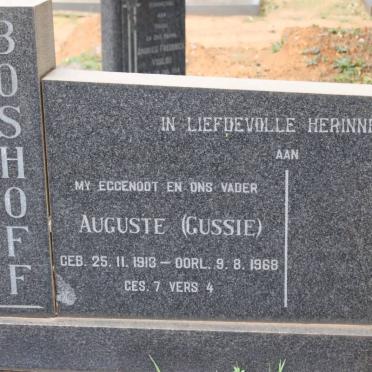 BOSHOFF Auguste 1913-1968