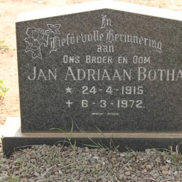 BOTHA Jan Adriaan 1915-1972