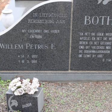 BOTHA Willem Petrus E. 1922-1995