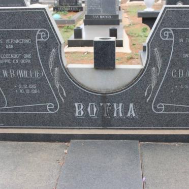 BOTHA W.W.B. 1915-1984 &amp; C.D. 1922-