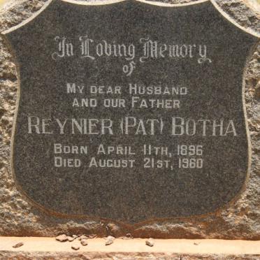 BOTHA Reynier 1896-1960