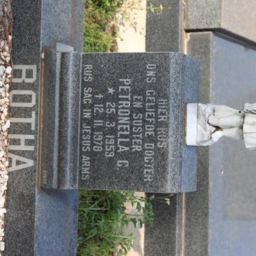 BOTHA Petronella C. 1959-1978