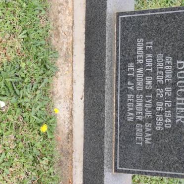 BOUCHER Andrews Frederick 1940-1996