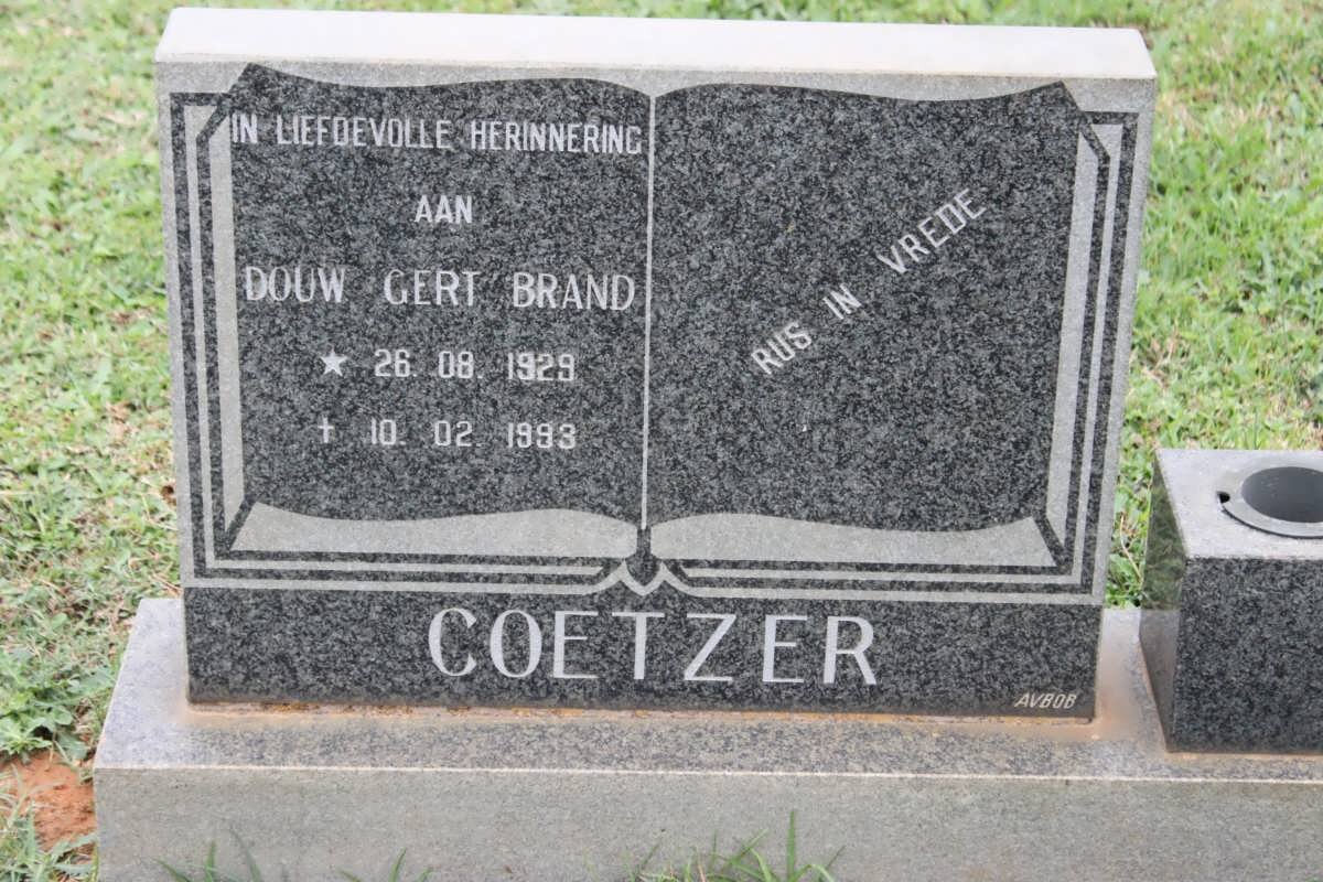 COETZER Douw Gert Brand 1929-1993