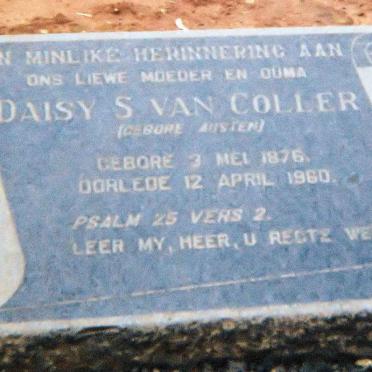 COLLER Daisy S., van nee AUSTEN 1876-1960