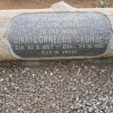 CRONJE Dirk Cornelus 1897-1961