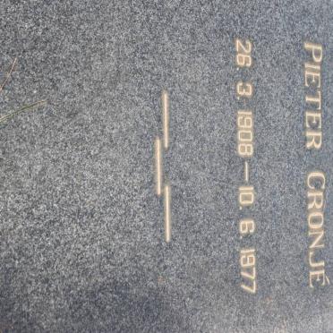 CRONJÉ Pieter 1908-1977