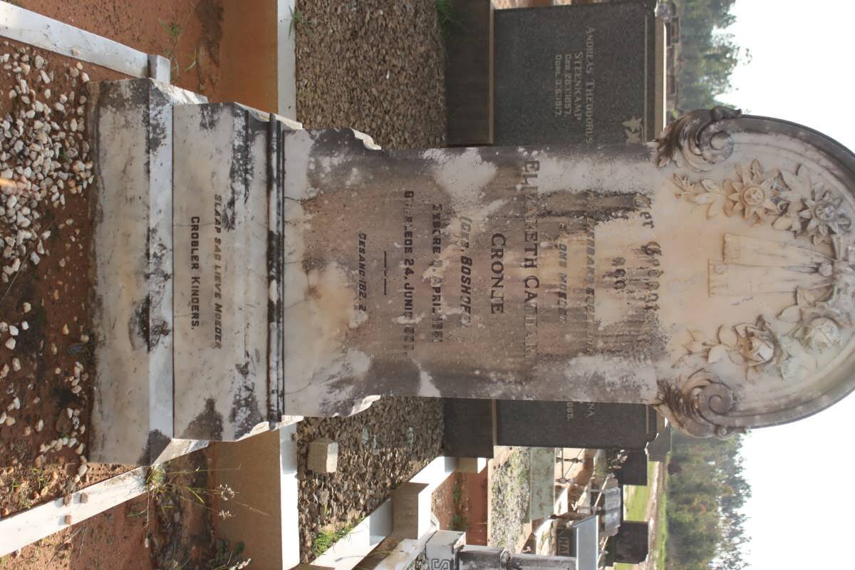 CRONJE Elizabeth Catharina nee BOSHOFF 1861-1938
