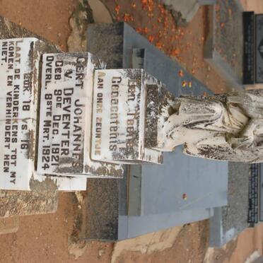 DEVENTER Gert Johannes , v. 1921-1924