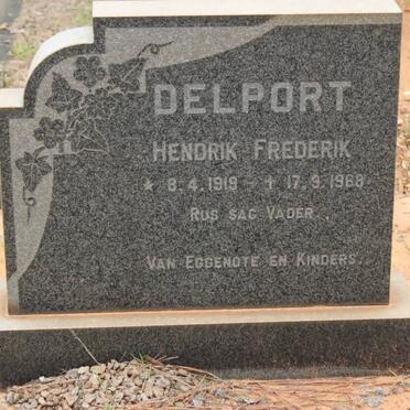 DELPORT Hendrik Frederik 1919-1968