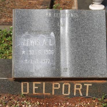 DELPORT Lewis A.L. 1906-1977