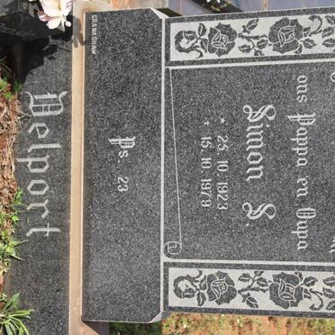 DELPORT Simon S. 1923-1979