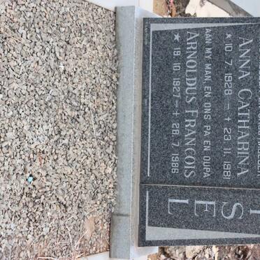 DEYSEL Arnoldus Francois 1927-1986 &amp; Anna Catharina 1928-1981