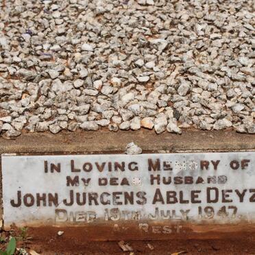 DEYZEL John Jurgens Able -1947