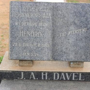 DAVEL Hendrik J.A.H. 1914-1969