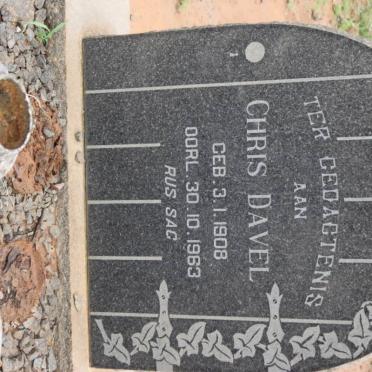 DAVEL Chris 1908-1963