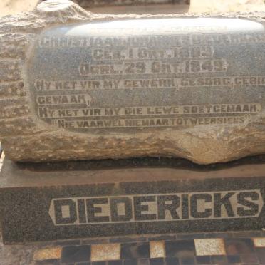 DIEDERICKS Christiaan Johannes 1883-1949