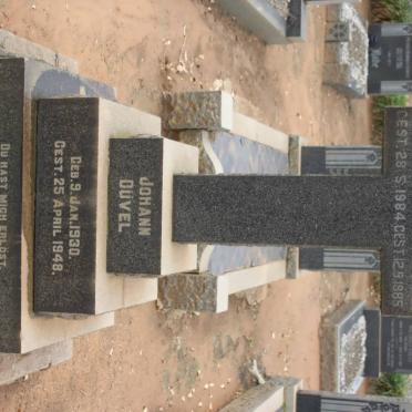 DÜVEL Georg 1898-1984 &amp; Annie 1903-1985 :: DÜVEL Johann 1930-1948