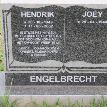 ENGELBRECHT Hendrik 1948-2002 &amp; Joey 1948-