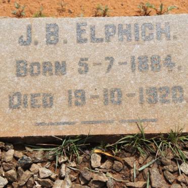 ELPHICH J.B. 1884-1920