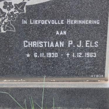 ELS Christiaan P.J. 1930-1963