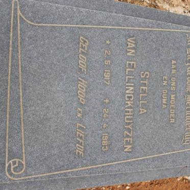 ELLINCKHUYZEN Stella, van 1917-1983