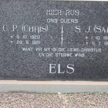 ELS C.P. 1920-1981 &amp; S.J. 1924-1981