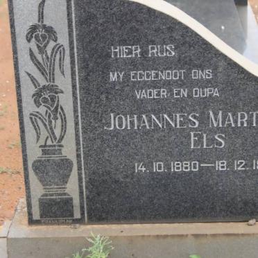 ELS Johannes Marthinus 1880-1962