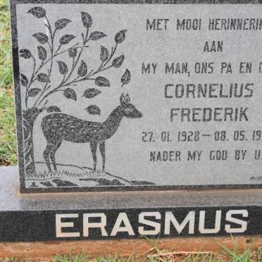 ERASMUS Cornelius Frederik 1928-1997