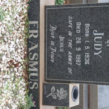 ERASMUS Judy 1936-1987