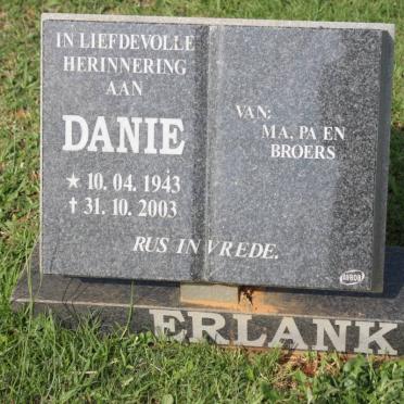 ERLANK Danie 1943-2003