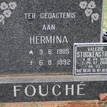 FOUCHÉ Hermina 1905-1992 :: STOCKENSTRÖM Valerie 1928-2010
