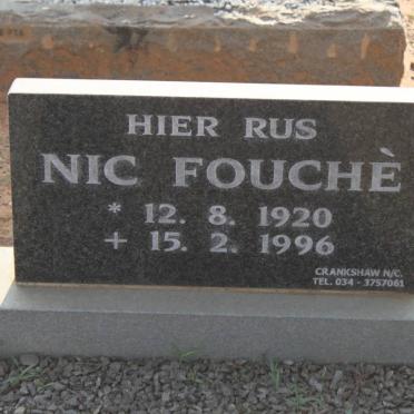 FOUCHÉ Nic 1920-1996