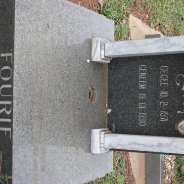 FOURIE Eben 1971-1990