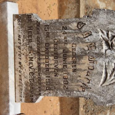 FOURIE A.J.M. nee GRAHAM 1892-1915