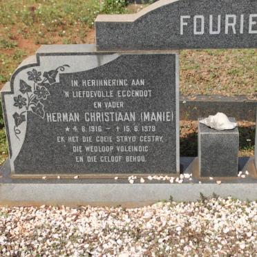 FOURIE Herman Christiaan 1916-1979